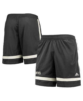 Мужские темно-серые баскетбольные шорты Kansas Jayhawks Reverse Retro Adidas
