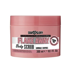 Soap & Glory Flake Away Exfoliating Body Scrub with Shea Butter, Original Pink Scent, 10.1 oz Soap & Glory