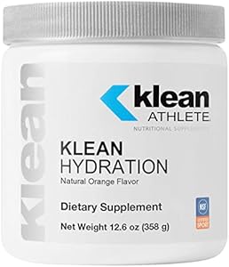 Klean ATHLETE Klean Hydration | Electrolyte Replacement Formula to Hydrate, Maintain Electrolyte Balance, and Rehydrate During Physical Activity | 12.6 Ounces | Natural Orange Flavor Klean Athlete