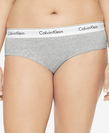 Современное хлопковое хипстерское нижнее белье больших размеров с логотипом QF5118 Calvin Klein