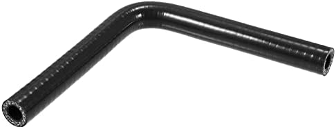 X AUTOHAUX 13mm 0.51" ID 90 Degree Elbow Silicone Reducer Hose Pipe Bend Turbo Water Intercooler Black X Autohaux