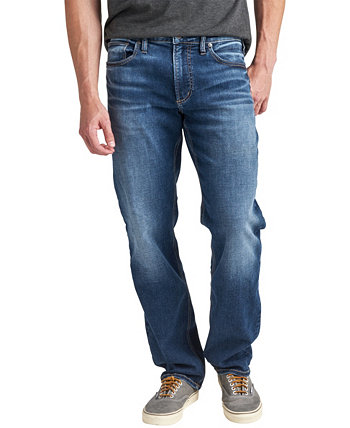 Мужские зауженные джинсы свободного кроя Eddie Silver Jeans Co.