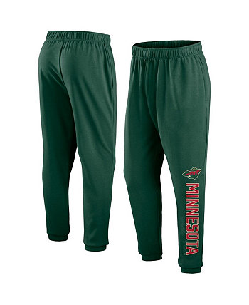Мужские зеленые спортивные штаны из флиса Minnesota Wild Chop Block Fanatics