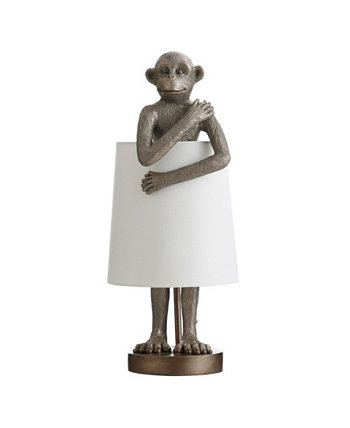 Стоящая латунная настольная лампа с обезьяной StyleCraft