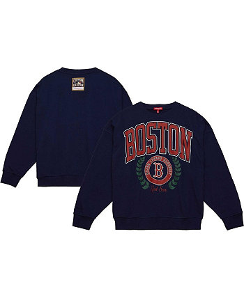 Женский темно-синий пуловер Boston Red Sox Logo Lt 2.0 свитшот Mitchell & Ness