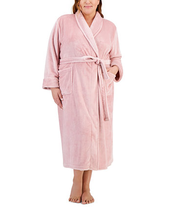 Плюшевый блестящий халат больших размеров, созданный для Macy's Charter Club