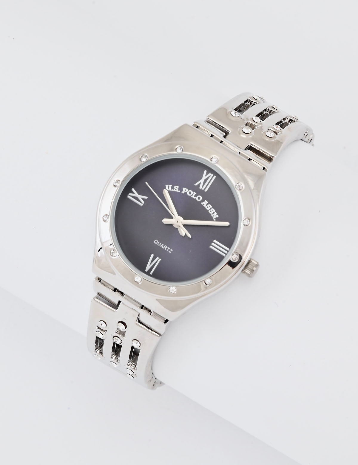 LADIES SILVER ANALOG BRACELET WATCH U.S. POLO ASSN.