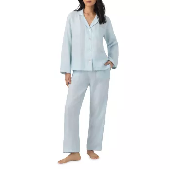 Embroidered Linen Pajamas BedHead
