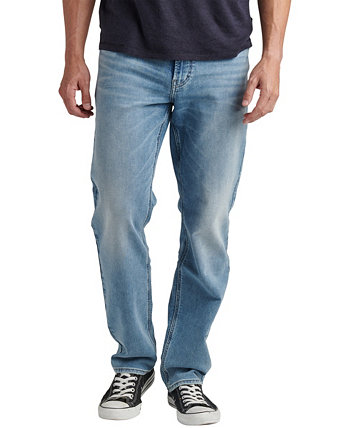 Мужские большие и высокие джинсы спортивного кроя из денима Silver Jeans Co.