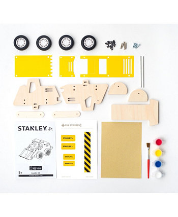 Stanley Jr Build Your Own Front Loader Kit RED TOOL BOX