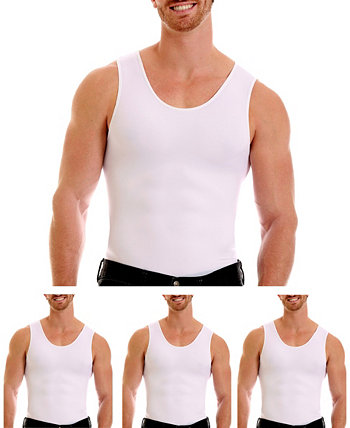 Мужские футболки с большим компрессионным компрессионным принтом мышечной массы Insta 3 Pack Instaslim