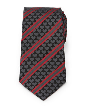 Мужской галстук в полоску с сердечками Cufflinks, Inc.