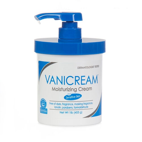 Увлажняющий крем для кожи Vanicream с помпой-дозатором без отдушек -- 16 унций Vanicream