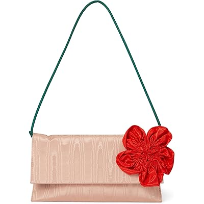 Charlee Flap Clutch W/ Flower Loeffler Randall