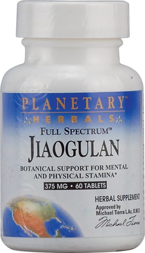 Full Spectrum™ Jiaogulan -- 375 mg - 60 Tablets (Таблетки) Planetary Herbals