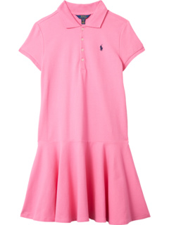 Платье-поло с короткими рукавами для девочек (Big Kids) Ralph Lauren