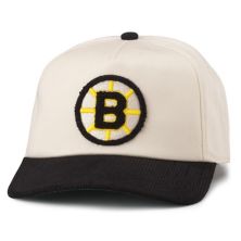 Мужская регулируемая кепка American Needle белого/черного цвета Boston Bruins Burnett American Needle