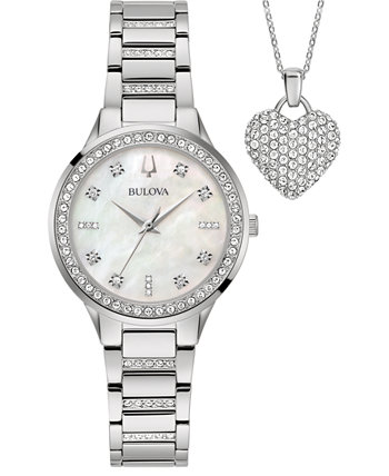 Смарт часы Bulova Women's Classic Crystal 30mm Bulova