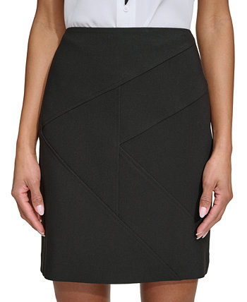 Женская мини-юбка со швом на молнии сзади Karl Lagerfeld Paris