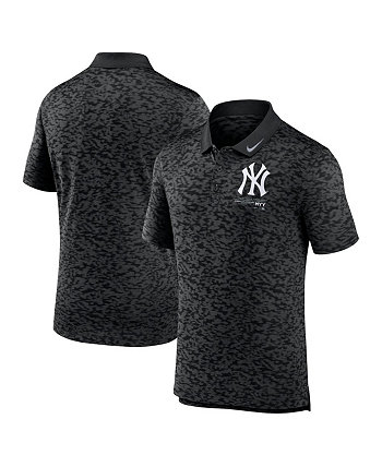 Мужская черная рубашка-поло New York Yankees Next Level Nike