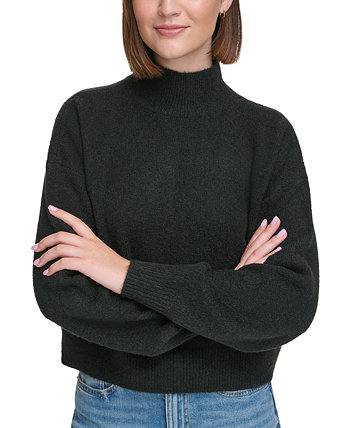 Женский короткий свитер с длинным рукавом и воротником-стойкой Calvin Klein Calvin Klein