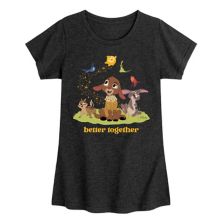 Girls Disney Wish Better Together Valentino Graphic Tee Licensed Character