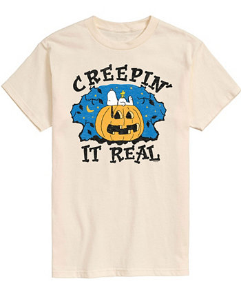 Мужская футболка Peanuts Creepin It Real AIRWAVES