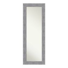 Amanti Art Bark Rustic Grey Full Length Over-The-Door Mirror Amanti Art