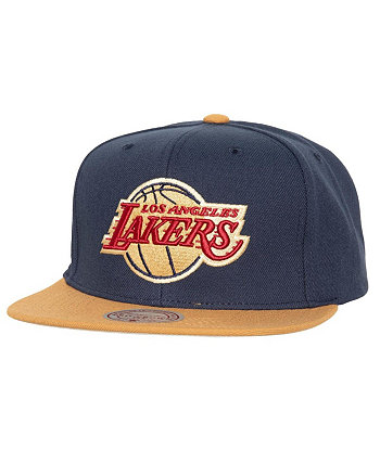 Мужская темно-синяя кепка Los Angeles Lakers Work It Snapback Mitchell & Ness
