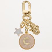 C&C California Initial, Star & Hamsa Charm Keychain C&C California