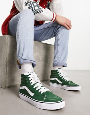 Зеленые кроссовки Vans SK8-Hi Vans