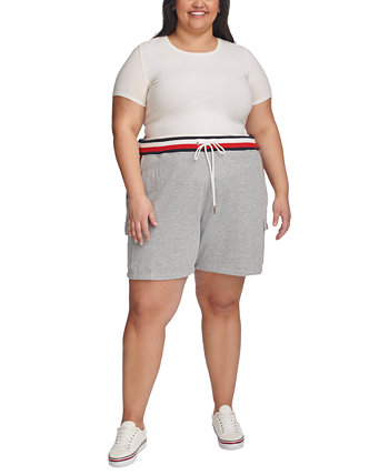 Plus Size Global Waistband Pull-On Shorts Tommy Hilfiger