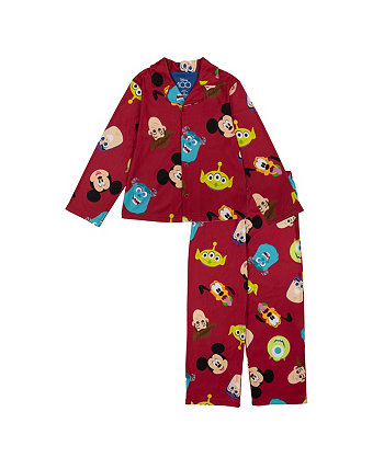 Toddler Boys Disney 100 Coat and Pants 2, Piece Set Mickey Mouse