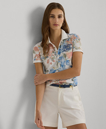 Women's Floral Polo Shirt, Regular & Petite LAUREN Ralph Lauren