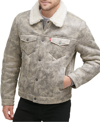 Мужская куртка-бегунок свободного кроя из искусственной овчины Levi's®