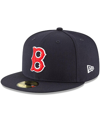 Men's Navy Boston Red Sox Cooperstown Collection Wool 59FIFTY Fitted Hat New Era