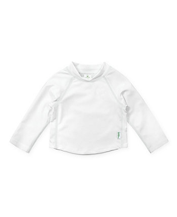 Рубашка из рашгаурда с длинными рукавами для мальчиков и девочек для малышей Green sprouts