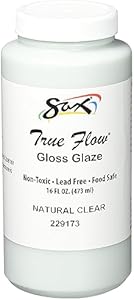 Sax True Flow Gloss Glaze, Cranberry Red, 1 Pint - 1430120, 16 Fl Oz (Pack of 1) Sax