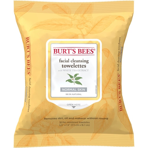 Очищающие салфетки для лица Burt's Bees с экстрактом белого чая -- 30 салфеток BURT'S BEES