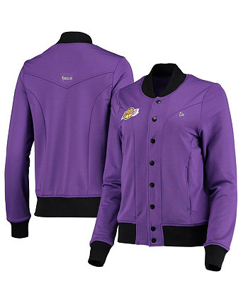 Женская фиолетовая спортивная куртка Los Angeles Lakers Nostalgic Full-Snap Qore