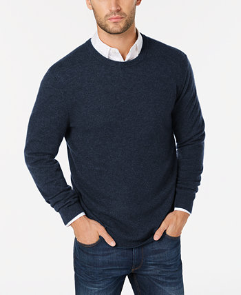 Кашемировый свитер с круглым вырезом, созданный для Macy's Club Room