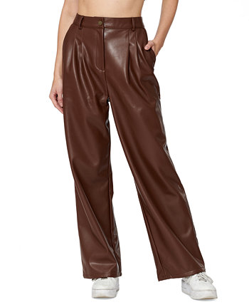 Плиссированные брюки из искусственной кожи Sofia Richie, созданные для Macy's Bar III