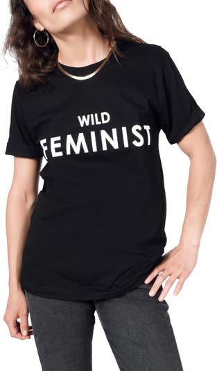 The Wild Feminist Cotton Graphic Tee WILDFANG