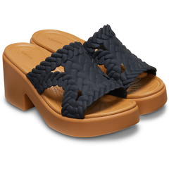 Тканые туфли на каблуке Brooklyn Crocs