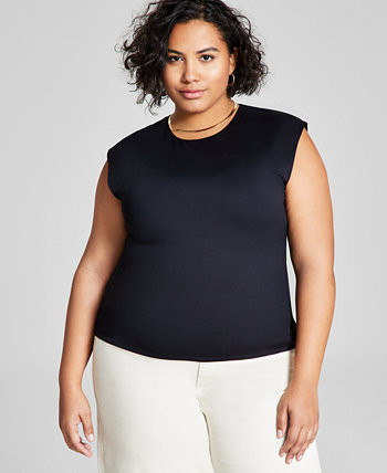 Модная футболка размера «Second Skin Muscle» больших размеров, созданная для Macy's And Now This