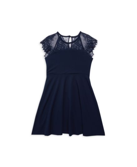 Girl's Lace Fit &amp; Flare Dress Us Angels