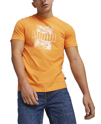 Men's ESS+ Palm Resort Logo Graphic T-Shirt PUMA