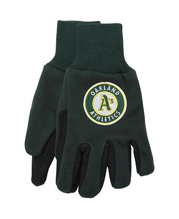 Мужские и женские двухцветные универсальные перчатки Oakland Athletics Wincraft