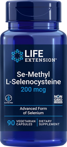 Se-Methyl L-Selenocysteine - 200 мкг - 90 вегетарианских капсул - Life Extension Life Extension