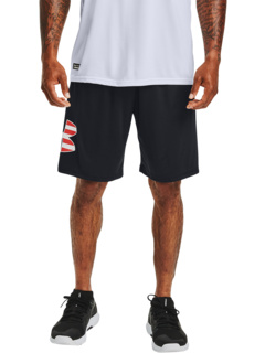  Короткие шорты с большим логотипом «Freedom Tech» от Under Armour для мужчин Under Armour